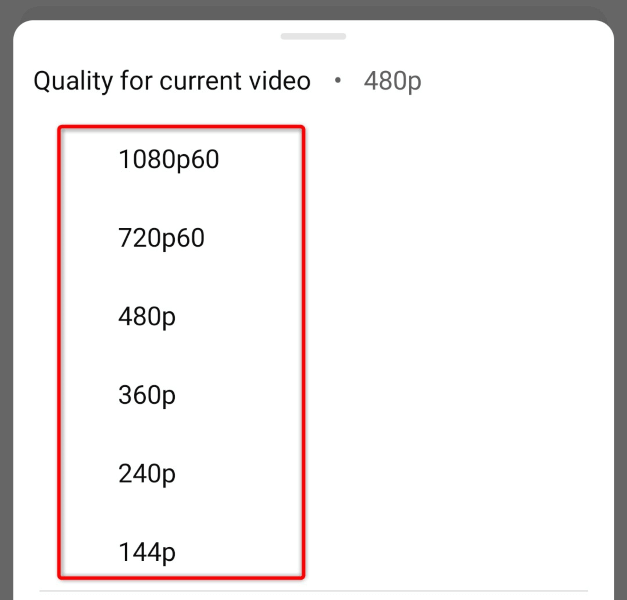 Modifica manualmente la qualità di riproduzione dell'immagine del tuo video YouTube 2
