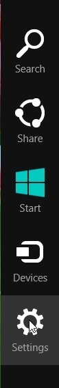 impostazioni di Windows 8