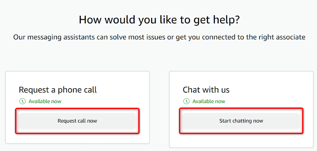Contatta il team di supporto Amazon immagine 2